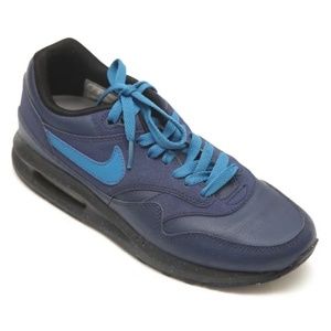 NIKE Air Sneakers Blue Lunarlon Low Top Lace Up US 8
